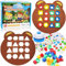 Jastown Puzzle Shape Matching Game,formanpassung Spiel farbsensorisches lernspielzeug,spielzeuge zum formenlernen,Color Matching Toys,Form Matching Montessori Spielzeug für 3 4 5 6 7 jährige Kinder