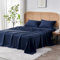 Sijo AiryWeight Tencel-Bettlaken-Set, 100 % Lyocell gewonnen aus Eukalyptus, butterweich, Architectural Digest 2022, beste Kühllaken, Gewinner – 4-teilig, 2 Kissenbezüge, 1 Spannbetttuch, 1 Oberteil