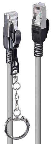 LINDY 47608 Netzwerkkabel, Cat.6A, S/FTP, 15 m, Grau