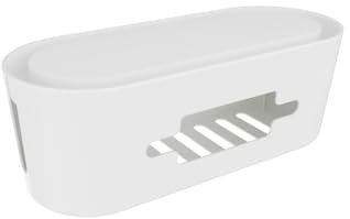 Northpoint Kabelaufbewahrungs-System für Ordnung Schutz Sicherheit im Büro und Zuhause Kabelbox weiß