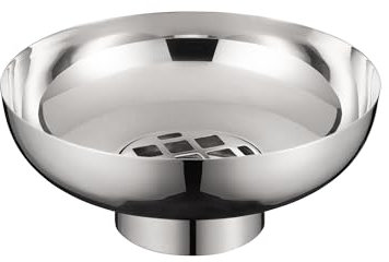 blomus Vase MIYABI | Blumenvase aus hochwertigem Edelstahl | Dekovase Farbe Silber | Größe M | 23L x 23B x 10H cm