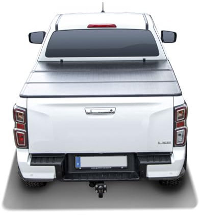 Copertura per vano carico adatto per il Double Cab. – 3 pezzi pieghevole – alluminio nero verniciato a polvere