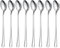 8Pcs Stainless Steel Latte Spoons, 7.71in Long Handled Teaspoons for Hot Drinks & Desserts