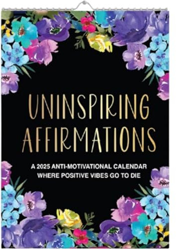 Demotivierender sarkastischer Wandkalender 2025, Demotivationskalender, lustiger Wandkalender, der ultimative sarkastische Schreibtischplaner für erschöpfte Männer und Frauen