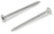 Lot de 25 vis pour panneaux d'aggloméré - 8 x 60 mm - En acier inoxydable A2 - Pour construction en bois - Tête fraisée - Filetage complet avec tête renforcée meinschraubenversand.de