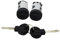 Jodriva Jeu de barillets de Serrure de Porte, for Fiat, Scudo, citroën, XM XANTIA SYNERGIE expédition Jumpy 1995-2007 9170.AY 4162C9 Cylindre de Serrure de Porte(2pcs Barrel)