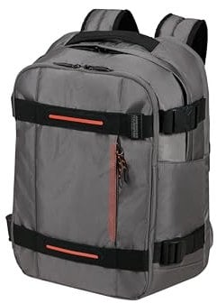 American Tourister Urban Track - Zaino per laptop 15.6 — 45 cm, 29 L - 3 grandi tasche -Grande capacità di carico - Ergonomico - Borsa per laptop imbottita - Grigio (grigio scuro)