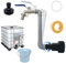 Robinet d'écoulement IBC en laiton,Robinet de réservoir en laiton,Raccord Cuve 1000 litres,Adaptateur IBC avec col de cygne 3/4,pour Recuperateur D Eau De Pluie
