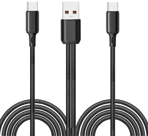 UCEC Dual USB C Cable Charging Splitter 1 to 2, USB A to USB C Splitter, Dual Head Type C Multi Charging Cable, 1.2M