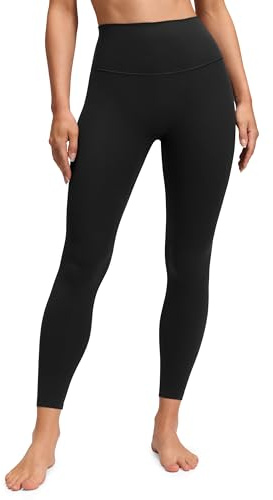 CRZ YOGA Leggings ohne Vordernaht 64cm | Butterluxe, Extrem Weich, Leichte Kompression, Yoga, Hohe Taille, für Damen
