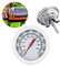 EAGLESTIME Grill Thermomete,Edelstahl BBQ Thermometer für alle Grills, Smoker, Räucherofen und Grillwagen, Doppelte Temperaturanzeige 50-500℃/100-1000℉