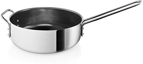 EVA SOLO 5706631183871 Patelnia Sauté 24cm SS z ceramiczną powłoką, edelstahl