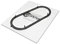 HFP-TS13 Har FLHR CI S SE3 SEI Screamin Eagle Road King/FLHTC I SE UI USE Screamin Eagle Ultra Classic Electra Glide 2002-2007 Motorcycle Fuel Tank Seal Gasket