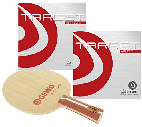 Gewo Profi Tischtennisschläger Zoom Pro Off- mit Gewo Target AirTec/konkav