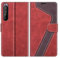 MOBESV Coque pour Sony Xperia 1 II 5G, Housse en Cuir Magnétique Fonction Stand Étui pour Sony Xperia 1 II 5G, Élégant Rouge