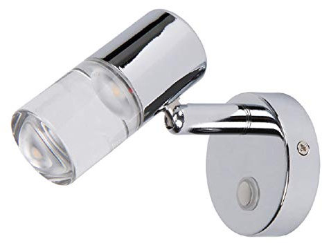 Carbest 12 Volt LED-Spot mit Touch-Schalter und Glasschirm für Wohnwagen & Wohnmobil