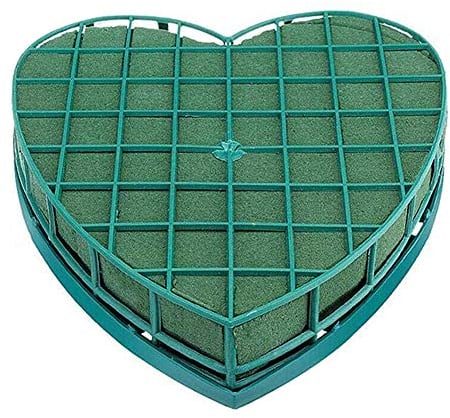 Oasis Steckschaum, Oasis Schaum, Schaum Bricks Herzform Blumen-Schaum Für Frische Blumen Auto Tischdeko Hochzeit Blumenarrangements