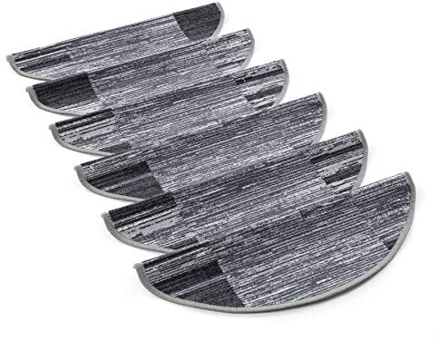 rugsx Adagio Stufenmatten Selbstklebend 64x22 cm + 3,5cm grau 15 Stück