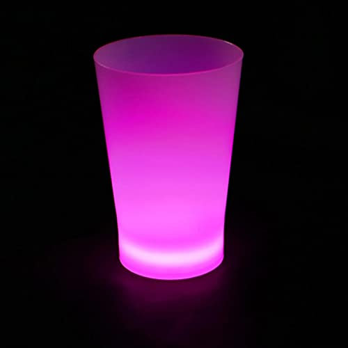 Sheey 350 mL Taza de Fiesta que Brilla Intensamente Vaso Fluorescente de Grande Capacidad Luces Decorativas Luz Iluminación Decoración para Festival Pasillo Sala de Estar Dormitorio