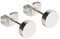 Mini Ohrstecker silber modern • Edelstahl Ohrringe rund • Kleine Stecker für zweites Ohrloch • Wasserfester Modeschmuck • Ø 6mm