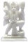 ESPLANADE Marmor Hanuman Anjaneya Pavan Putra Idol Murti Moorti Statue – Weiß – 16 cm