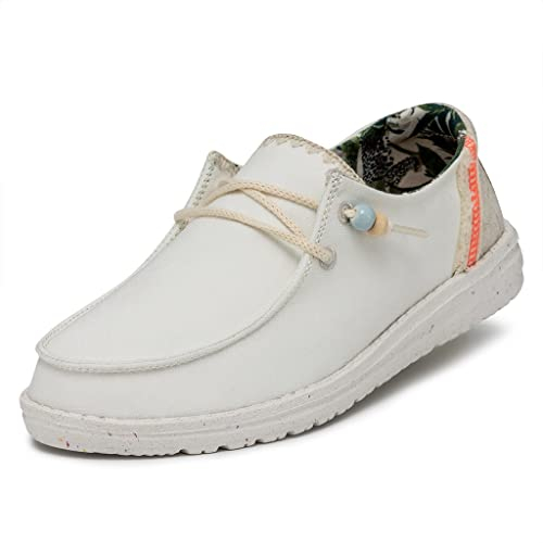 Hey Dude Damen Wendy Fringe Moccasin, Salt, 39 EU