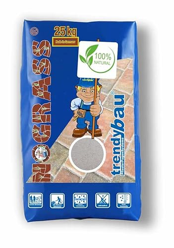 NOGRASS FugenSand 25 kg granit-grau - FugenSand für Fugenbreiten ab 1 mm