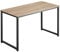 tectake® Schreibtisch, Gaming Tisch, Computertisch Industrial Design, Möbel für Arbeitszimmer, Home Office, Bürotisch, Laptoptisch, Druckertisch, PC Tisch - Industrial Holz hell, Eiche Sonoma, 120 cm