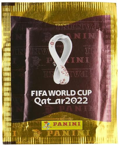 Panini – Collection de 5 autocollants de la Coupe du monde de football Fifa Road to Qatar 2022