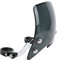 Motorrad-Windschutzscheibe, Motorrad-Windschutzscheibe, Scheinwerferverkleidung, 180 ° Verstellbar, Universell für 1,5-1,6-Zoll-Vordergabel (schwarz) (Schwarz)