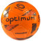 Optimum Classico All-Weather Football Ball - Stylish, Soft-Touch PVC, Even Pressure, Ideal for Training & Matches, Suitable for All Grounds - ORANGE - SIZE 5