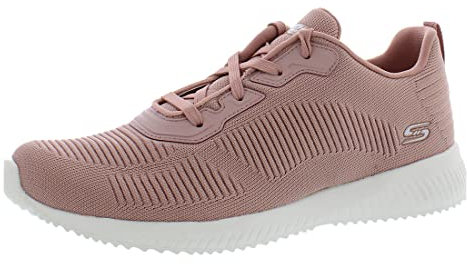 Skechers BOBS de Bobs Squad-Total Glam Baskets pour femme, Rose poudré, 10 US