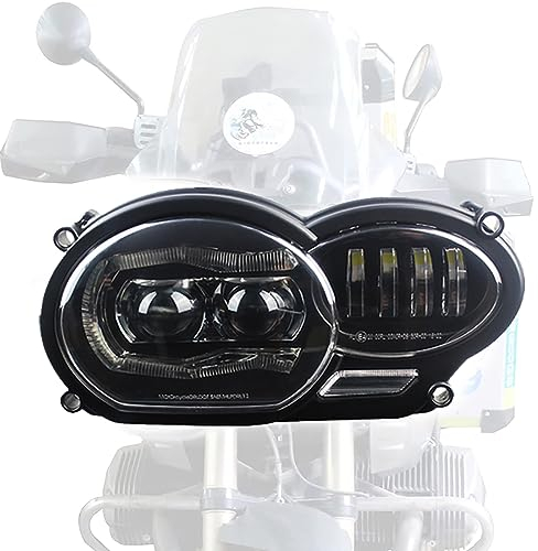 LED-Scheinwerferbaugruppe für BMW R1200GS 2004–2012. Scheinwerfer-Frontleuchte mit Fern-/Abblendlicht, Tagfahrlicht