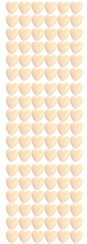 Toyvian 150 Stk Log Farbe Pfirsichherz Holzherzen Zum Basteln Holzperlen Hochzeit Perlen Für Die Schmuckherstellung Valentinstag Lose Perlen Große Perlen Hölzern Herzförmig Kind Schmücken