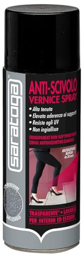 Antiscivolo per Superfici, Spray Trasparente con microsfere per il Trattamento Antiscivolo per Scale, Rampe e Piatti Doccia, Asciugatura rapida da 400 ml
