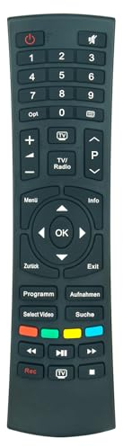 AULCMEET RC2634201/01B Fernbedienung Ersatz passend für Kabel Deutschland Receivers HDD Recorders SMT-C7200, DCI85HD KD, RCI88-320 V2, RCI88-1000 V2