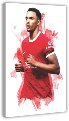 ZOLULA Trent Alexander-Arnold – Fußballspieler-Poster, Leinwand, Poster, Schlafzimmer, Dekoration, Sport, Landschaft, Büro, Raumdekoration, Geschenk, Rahmenstil, 40 x 60 cm