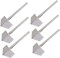 Cabilock 6st Yin Yang Eckwerkzeug Ecke Beton Espatulas Para Drywall Trockenbauspachtel Trockenbau Eckschleifer Ecke Kitt Messer Werkzeuge Für Den Trockenbau Kelle Gips Rostfreier Stahl