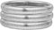 Emibele Silber-Armband-Set 3 Stück, Stapelbares Rostfreier Stahl Stretch-Armband Elastisches Schlangenketten-Armband, Einfaches Modisches Stapelarmband für Frauen Teenager
