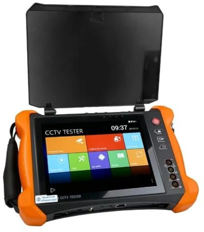 SHEHUALI CCTV-Testmonitor CCTV Tester X9ADH X9MOVTADHS 8 Touchscreen IP Kamera Tester for TVI CVI AHD SDI 4K H.265 Kamera Test PTZ Controller Mit TDR(X9-ADHS)
