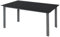 Montafox Garten Esstisch Glastischplatte 150 x 90 x 75 cm Gartentisch 6 Personen Gartenmöbel Tisch Balkontisch Terrassentisch Glas Aluminium Witterungsbeständig