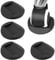 4 Pcs Chair Wheel Stoppers Floor Protector Castor Cups, Chair Wheel Stoppers – Anti-Slip Rubber Caster Cups for Floor Protection