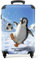 NoBoringSuitcases.com Kinderkoffer, Kinder Koffer, Koffer Kinder, Kinder Reisekoffer, Trolley Kinder, Kinder Koffer mit Rollen, Reisekoffer, Koffer 10kg, Handgepäck 55x40x20 cm (Pinguin - Weiß)