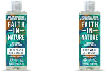 Body Wash 400ml - Coconut - Peel & Read (Lot de 2)