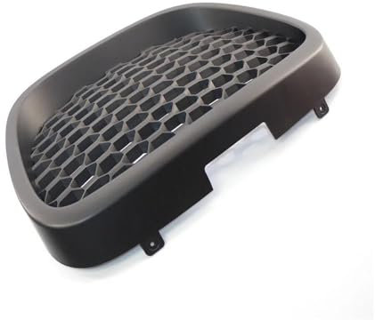 Kühlergrill Für Seat Für Leon MK2 1P Für Altea Für Toledo Mk3 04-09 Frontstoßstangengrill BPPPGR36 Frontstoßstangen-Wabengrillgitter Gitter Ohne Emblem Grill(Matt-schwarz)