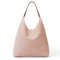 GSenhui Wildleder Tote Bag Groß Shopper Tasche Damen Handtasche Hobo Bag Uni Tasche Slouchy Bag Schultertasche Gross Shoulder Bag Handbags Braun