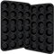 Xpieoyrm 2 Stück Große Muffinform aus Silikon für 24 Muffins, Silikon Cupcake Pan Set, Antihaft Muffinblech Antihaft Backblech Backform für Mini Cupcakes, Brownies, Leicht zu Reinigen