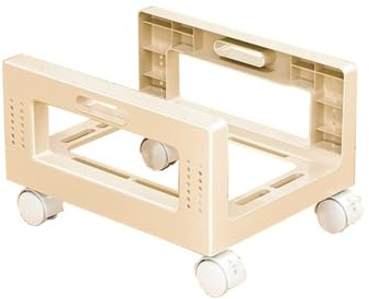 Lijiaxiuyc-101 pc support stand PC Tower Stand, PC Tower Stand Holder with Rolling Caster Wheels, Mobile CPU Stand for Floor Carpet Gaming PC Case suitable for most PCs(White)
