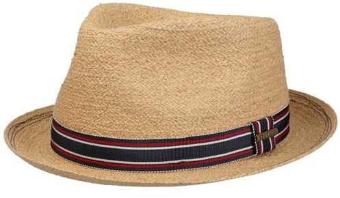 Stetson Brandsfield Player Raffiahut UV-Schutz Sommer Natur L (58-59 cm)