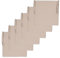 Atout Ciel Lot de 6 Galettes de Chaise Unies carrées 40x40cm, Beige